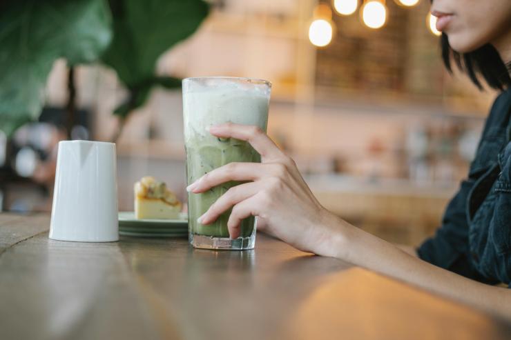 Un bon matcha latte