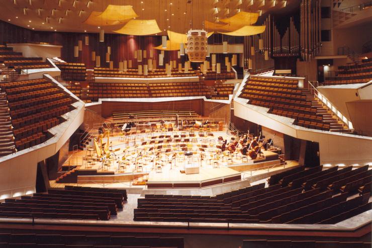 Berlin Philarmonik - La grande salle de concert à l'acoustique légendaire