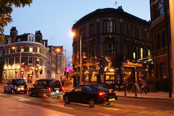 Coin de rue dans le quartier de Bermondsey