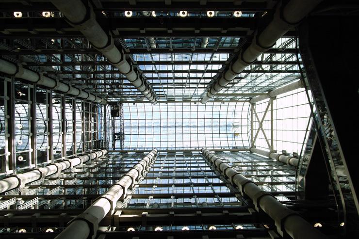 Lloyd's Buillding - Vue de l'immeuble en contre-plongée