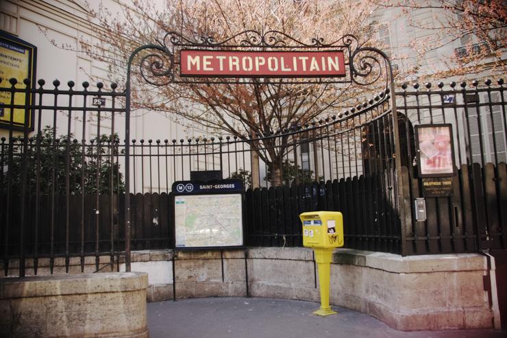 Métro Saint-Georges dans le 9ème arrondissement