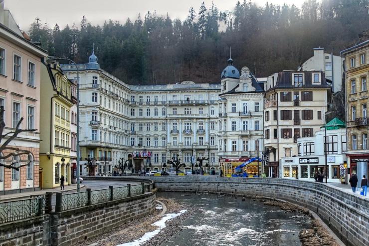 Le centre de Karlovy Vary