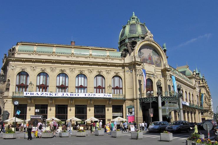 Maison Municipale (Obecní Dům) - Extérieur sur Náměstí Republiky