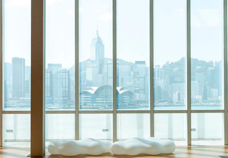 La jolie vue du Hong Kong Museum of Arts