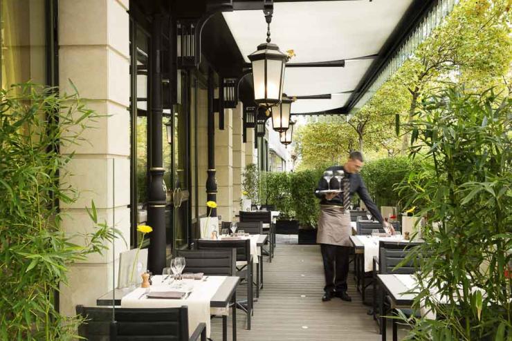 La terrasse du restaurant Le Bivouac © Hôtel Napoléon