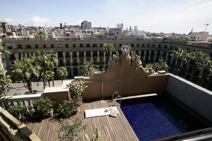 Hotel DO Plaça Reial - Terrasse sur les toits