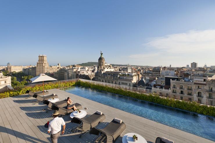 Mandarin Oriental Barcelona - Rooftop avec piscine
