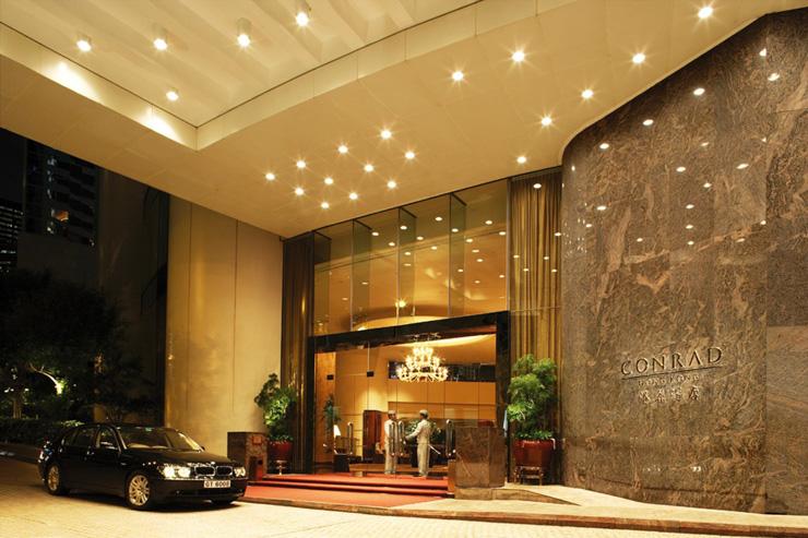 Conrad Hong Kong - Entrée de l'hôtel