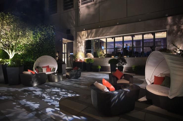 L'Hotel Elan - Terrasse