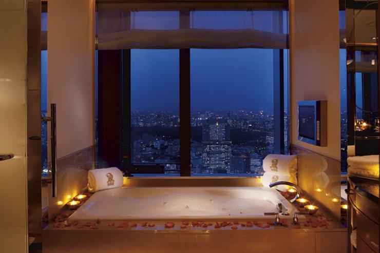 The Ritz-Carlton Tokyo - Salle de bain avec vue