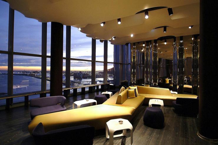 Eclipse Bar au W Barcelona - Vue sur la mer depuis le 26ème étage