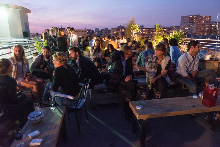 Le Perchoir - Foule sur le rooftop