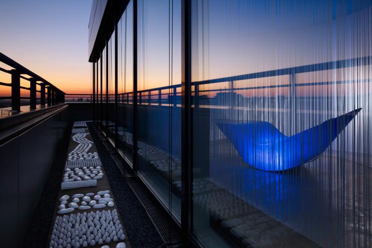 ONO Spa au Mandala Hotel - Coucher de soleil sur Berlin