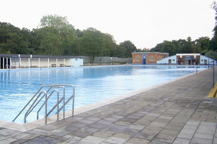 Tooting Bec Lido - Le plus grand bassin du Royaume-Uni