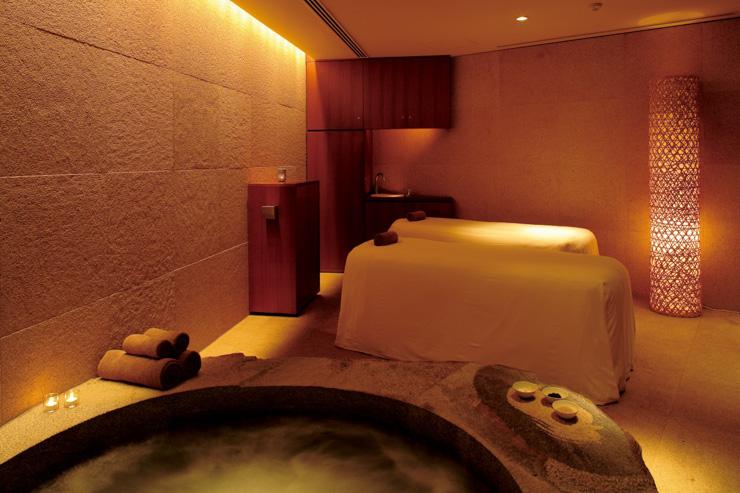 Nagomi Spa and Fitness au Grand Hyatt Tokyo - Cabine de soin double avec jacuzzi