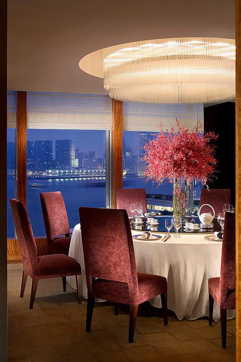 Lung King Heen au Four Seasons Hong Kong - Vue sur le port Victoria