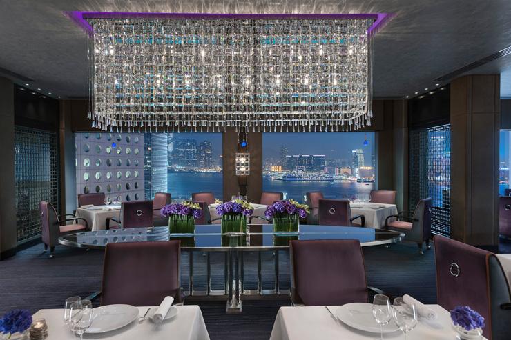 Pierre au Mandarin Oriental Hong Kong - Intérieur du restaurant