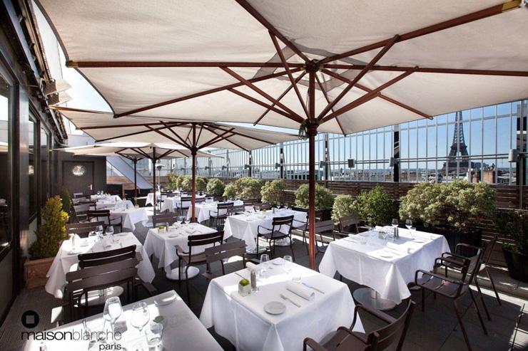 La Terrasse de la Maison-Blanche, côté Tour Eiffel