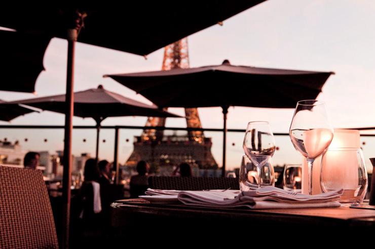 La terrasse des Ombres, sur le toit du Musée du Quai Branly