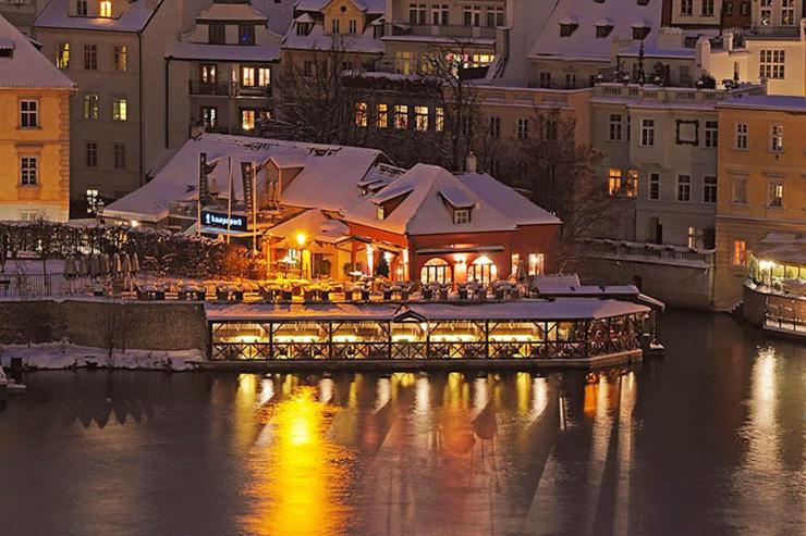 Vue aérienne du restaurant Kampa Park