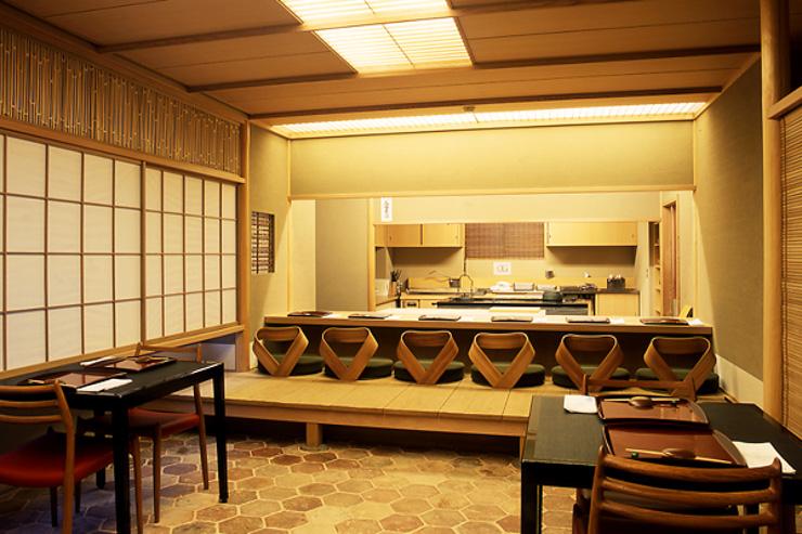 Kikunoi Tokyo - Intérieur du restaurant