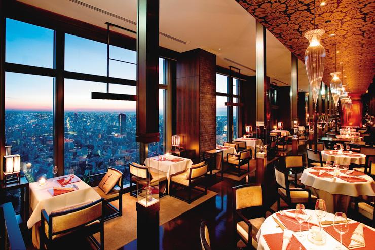 Intérieur du Sense au Mandarin Oriental Tokyo