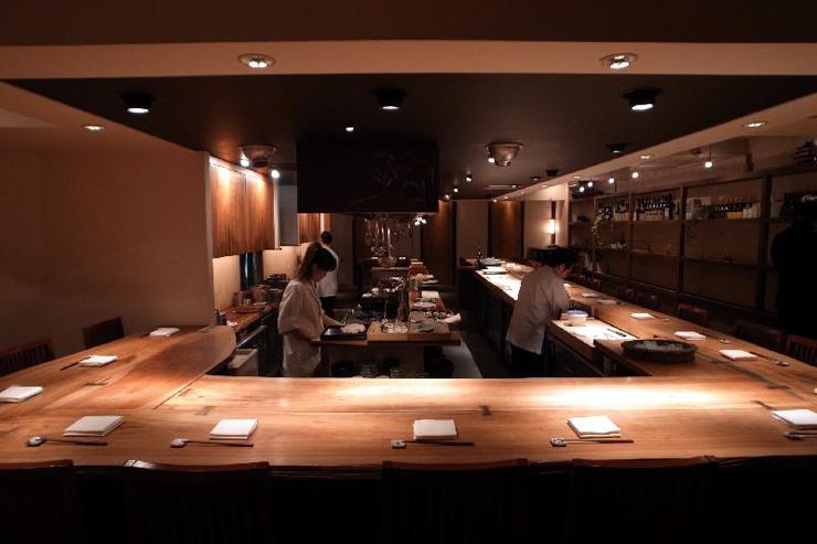 Intérieur du restaurant Shokkan à Shibuya