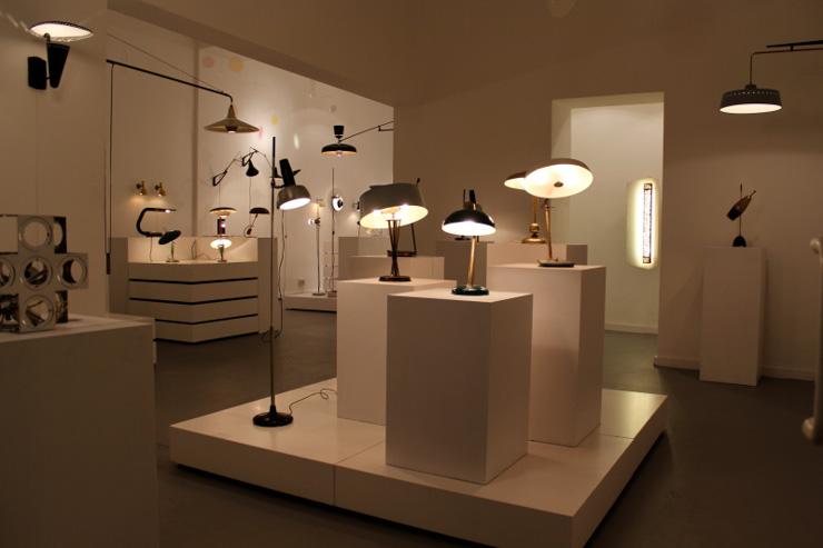 Luminaires dans le showroom Appel Design Gallery