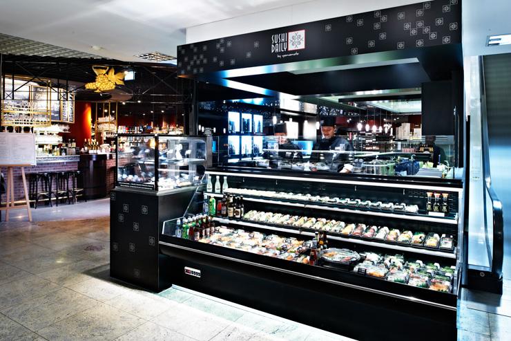 Galeries Lafayette Berlin - Sushis dans le food hall