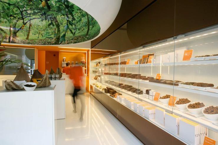 L'Artisan du Chocolat Notting Hill - Intérieur de la boutique