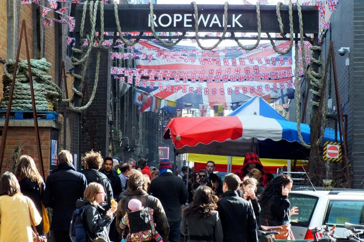 Maltby Street Market - Entrée du Ropewalk