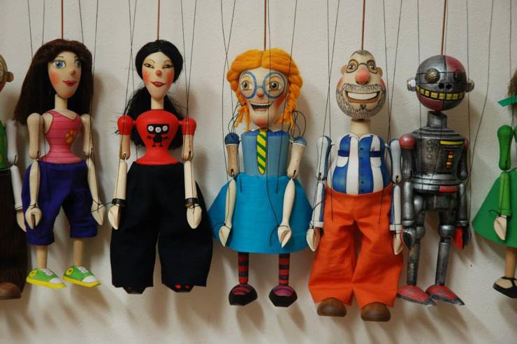 Marionettes en bois par Truhlář Marionety - Modèles modernes