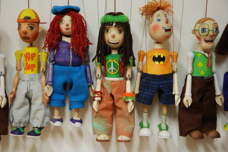 Marionettes en bois par Truhlář Marionety - Modèles modernes