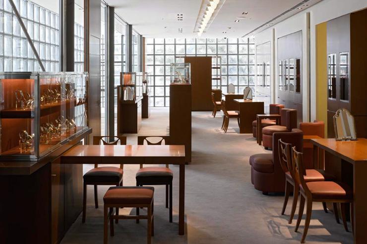 Intérieur du flagship store Hermès à Ginza (Tokyo)