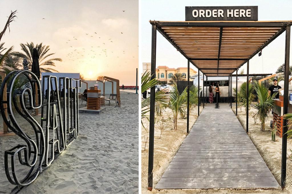 Direction Kite Beach pour se poser à SALT, le food truck le plus prisé de Dubaï © YONDER.fr