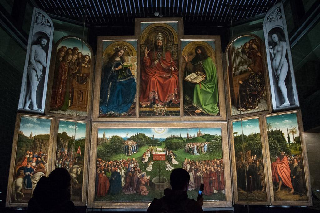 Le retable de l’Agneau mystique, dans la Cathédrale Saint-Bavon © Yonder.fr