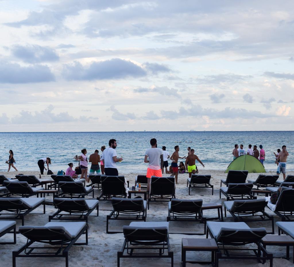 Sur la plage de Playa del Carmen © Yonder.fr
