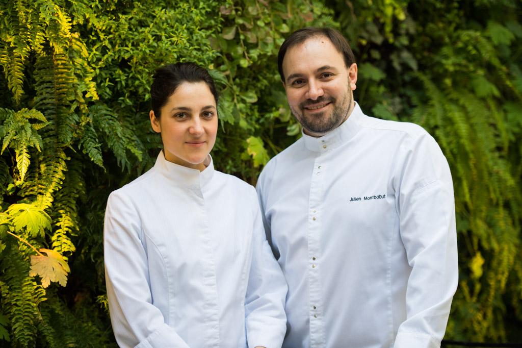 Le chef Julien Montbabut et sa compagne Joana, chef pâtissière © Amy Murrell