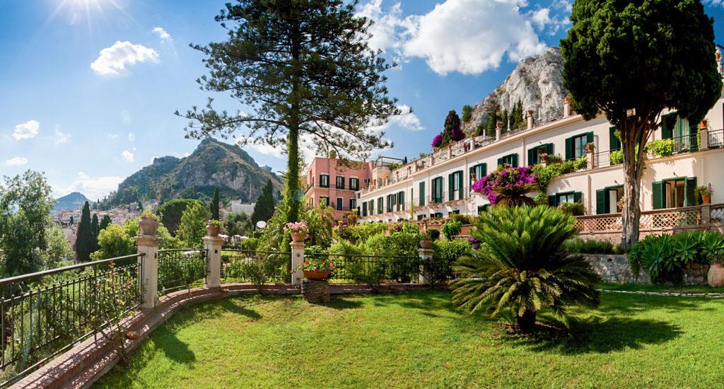 Le Belmond Grand Hotel Timeo surplombe un vaste jardin © Belmond