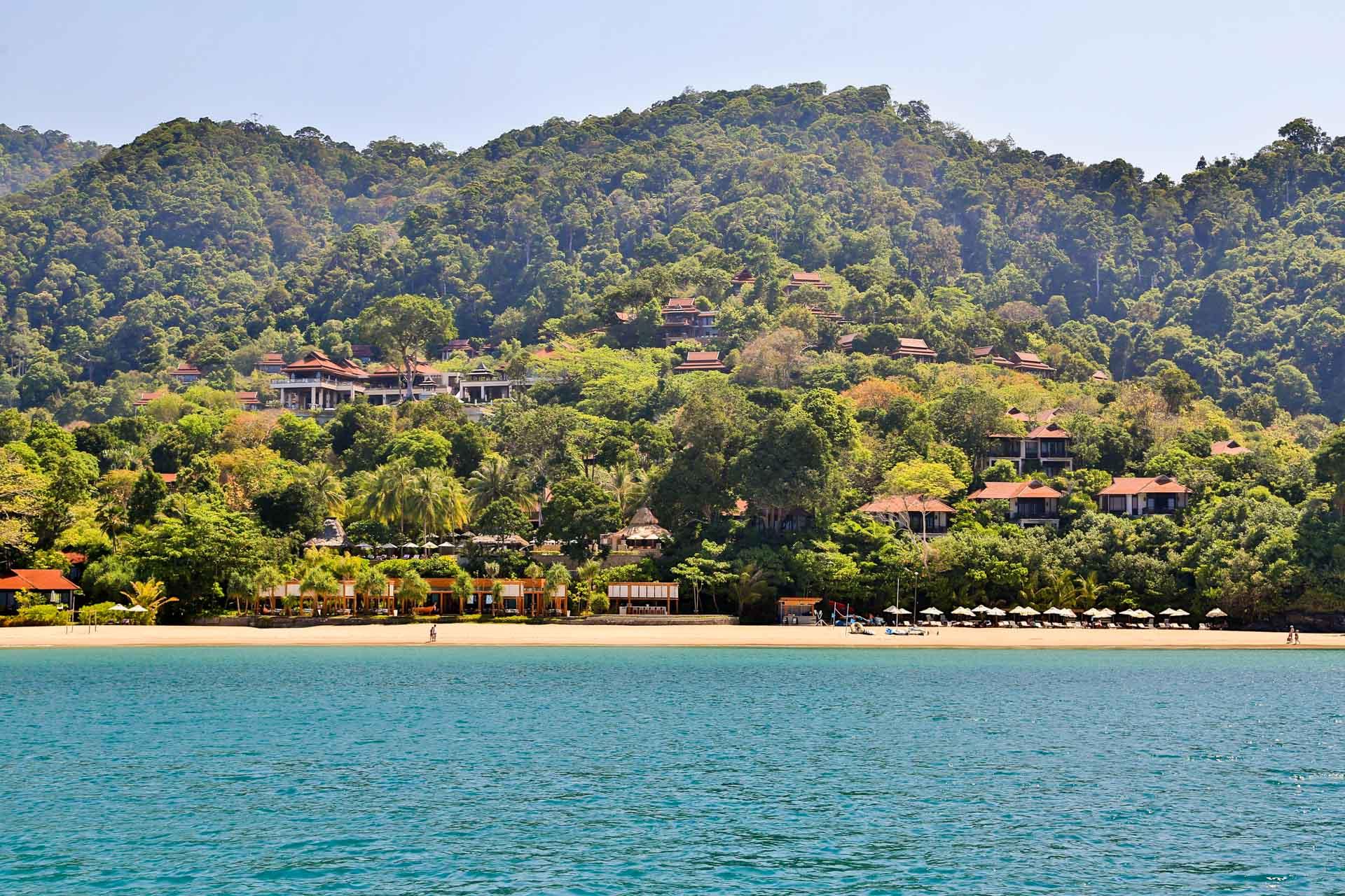 La plage privée du Pimalai © Pimalai Resort & Spa