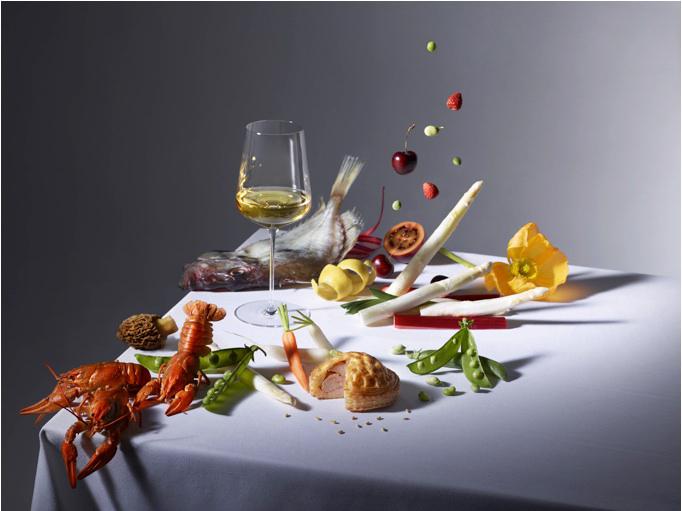 Nature morte de la photographe Candice Milon pour célébrer le printemps au Taillevent.