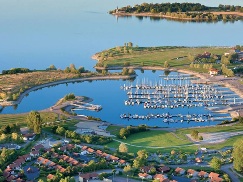 Vue aérienne du lac du Der © P. BOurguignon / Tourisme en Champagne