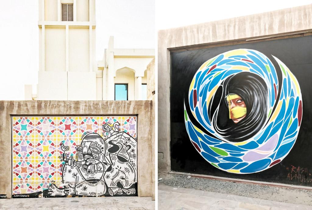 Street art dans le quartier d’Al Bastakiya © YONDER.fr