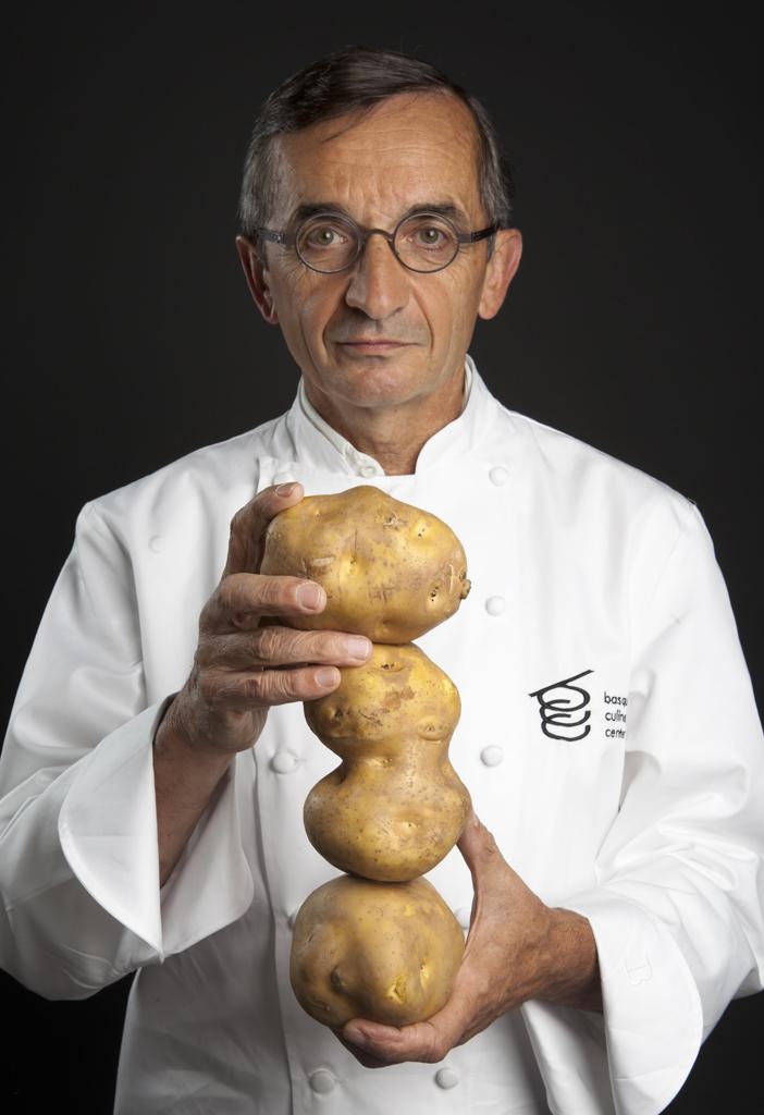 Pour Bertrand Grébaut, Michel Bras, à la tête de Maison Bras à Laguiole, est le chef qui a eu le plus d’influences sur sa carrière © DR