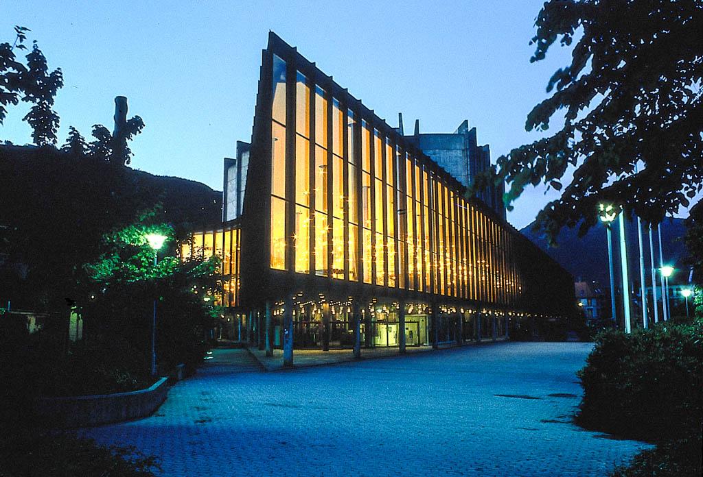 La salle de concert Grieghallen à Bergen © Willy Haraldsen / VisitBergen