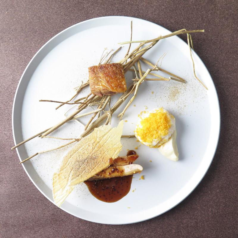 Création du chef de Lumen, Akira Sugiura (non goûtée durant notre déjeuner test) © Lumen