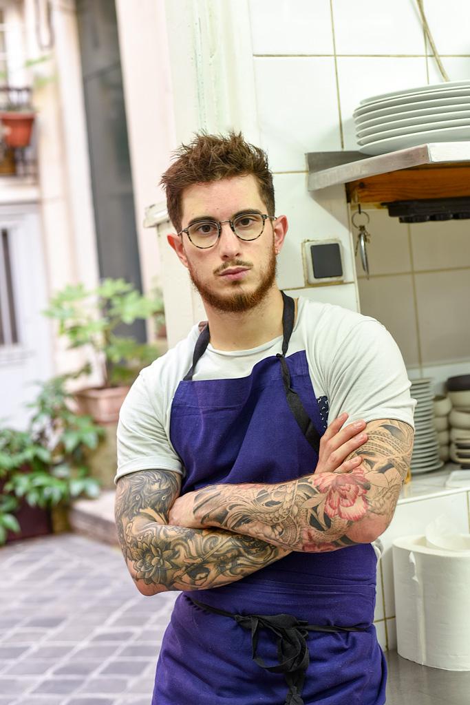 Portrait du chef Mickaël Poyault © Géraldine Martens