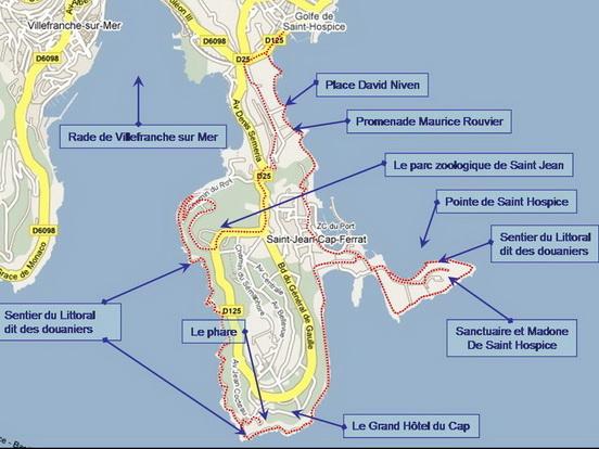 Illustration du sentier du Cap-Ferrat © http://www.lecomtedenice.fr/