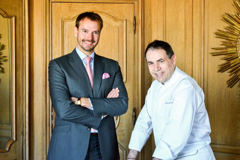 André Terrail, second du nom, et Philippe Labbé, le duo désormais aux commandes de la Tour © La Tour d’Argent