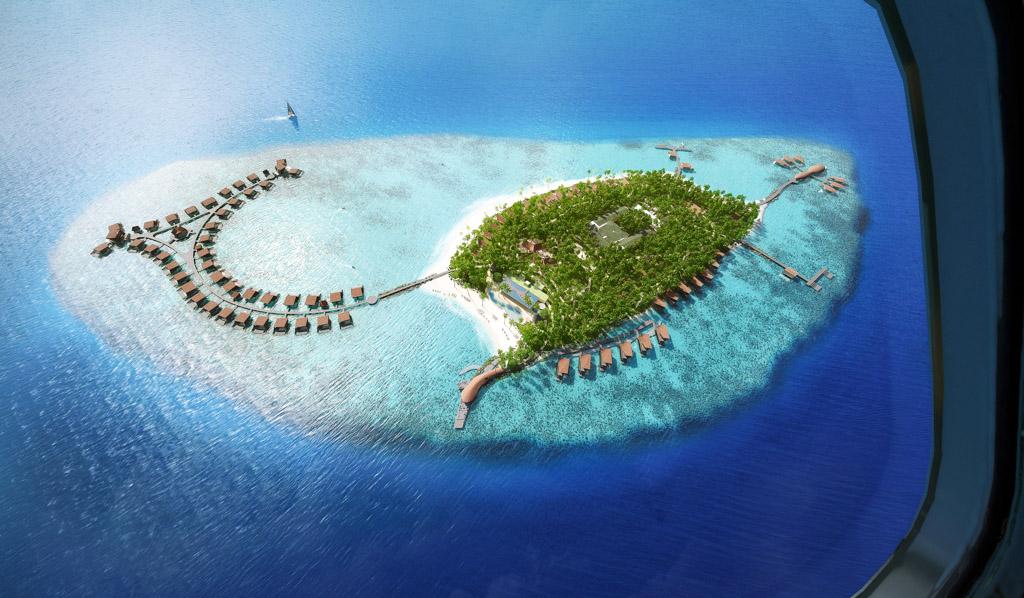 Bienvenue sur l’île de Vommuli aux Maldives, à 40 minutes d’hydravion de Malé, la capitale